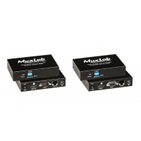 Удлинитель MuxLab проводной HDMI/RS232 over IP Extender Kit with PoE 500753-TX/RX (100м) 