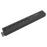Настенная розеточная станция Kondator 935-T6DS (с 6 розетками и 4хRJ45, серебристая)
